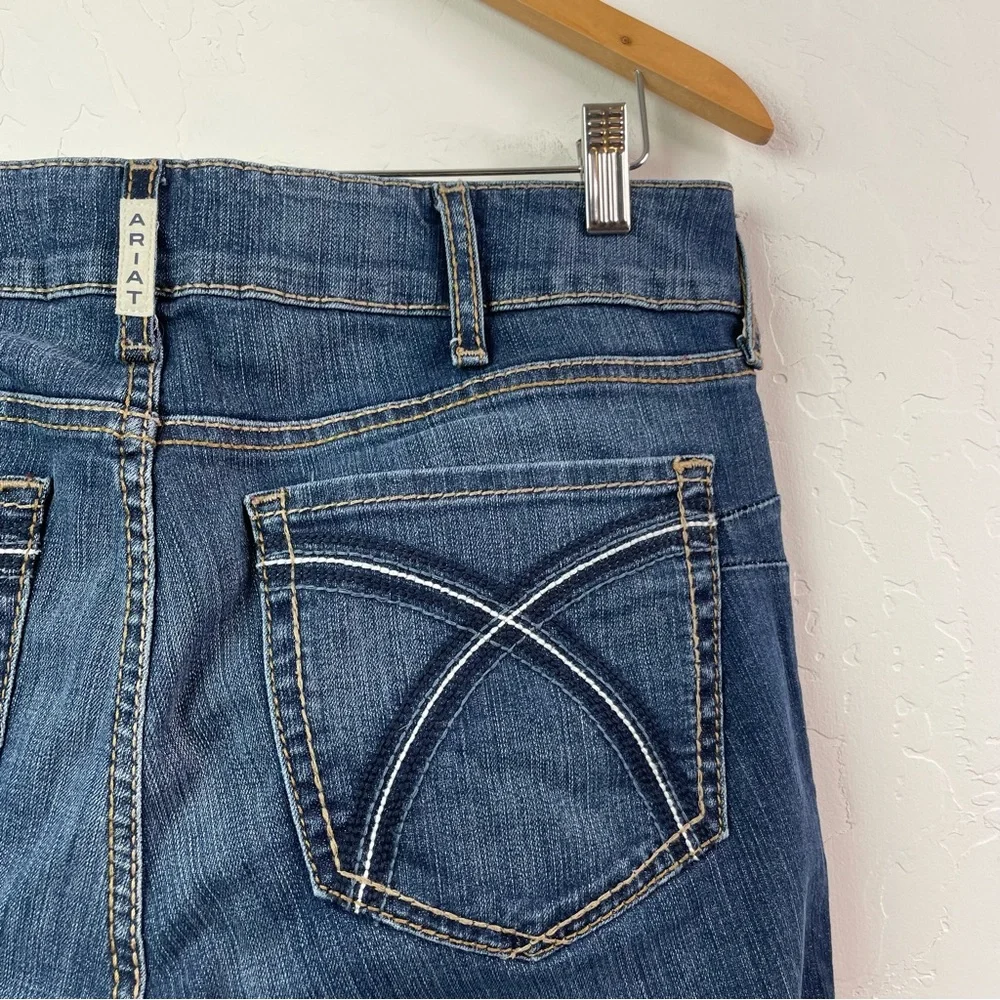 Ariat Women’s R.E.A.L Rosa Dark Wash Mid-Rise Bootcut Jeans Size 31 Regular - Picture 7 of 16